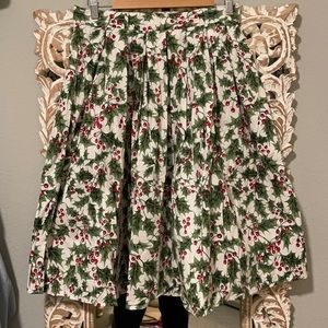 Hell bunny holly Christmas skirt